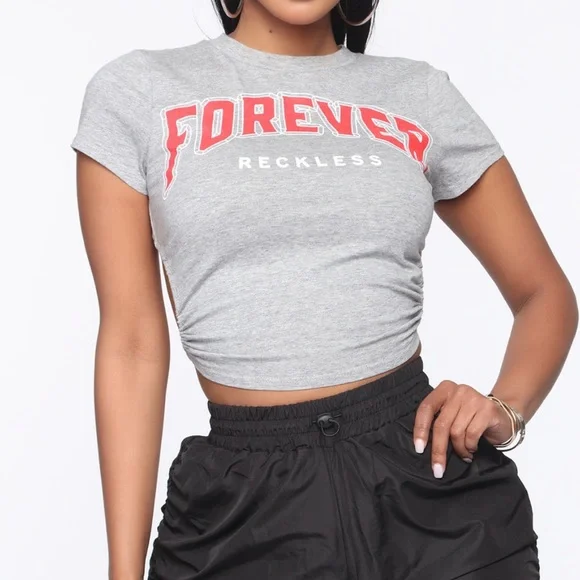 Fashionova Forever Reckless Crop Top ( M) - Picture 5 of 5